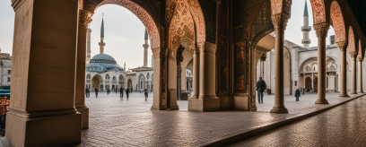 Jason Safro viewing Istanbul panorama from Galata tower
